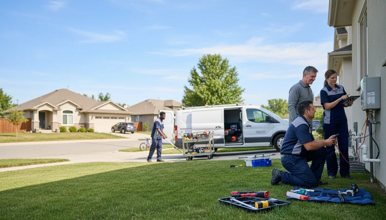 Tankless water heater service in White, SD